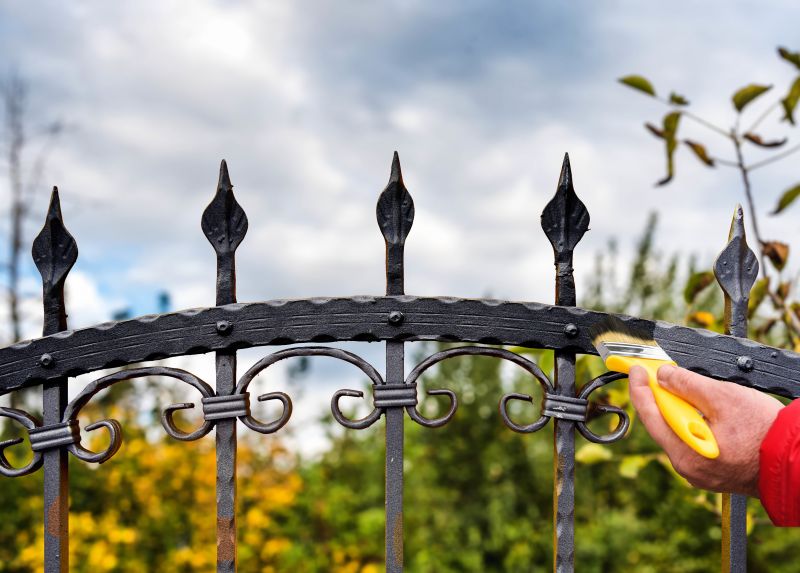 Wrought Iron Fence Washing